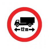عبور کامیون با طول بیش از 12 متر ممنوع